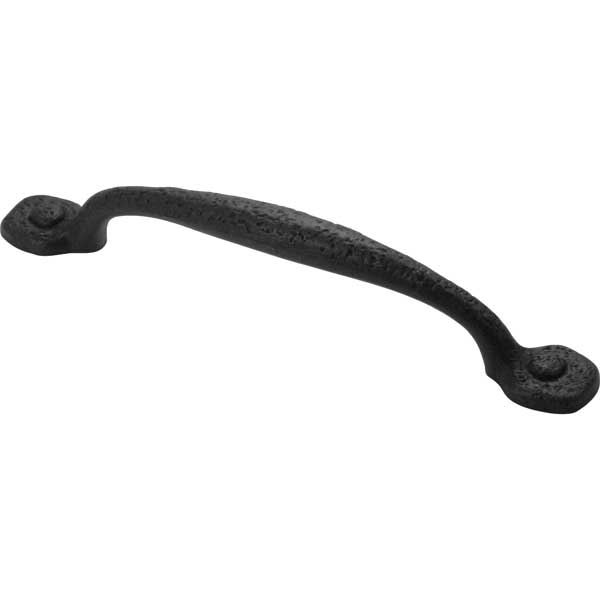 Refined Rustic Appliance Pull, 8" Center-to-center, Black Iron