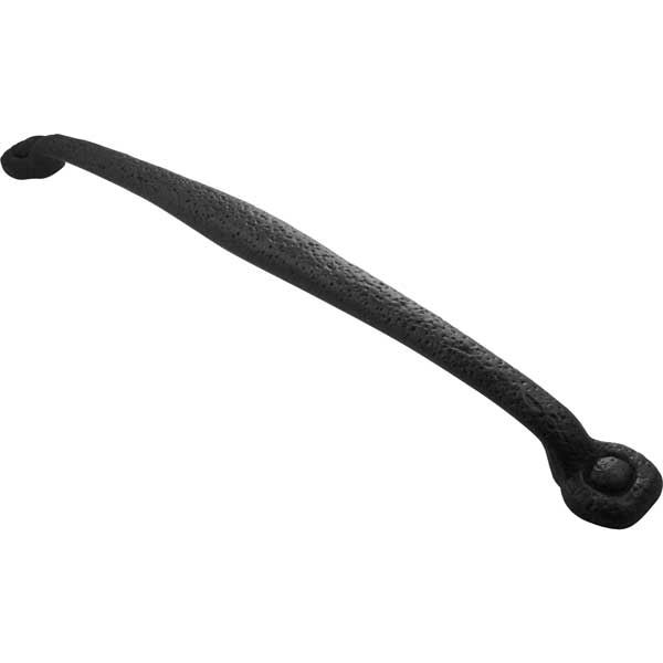 Refined Rustic Appliance Pull, 18" Center-to-center, Black Iron