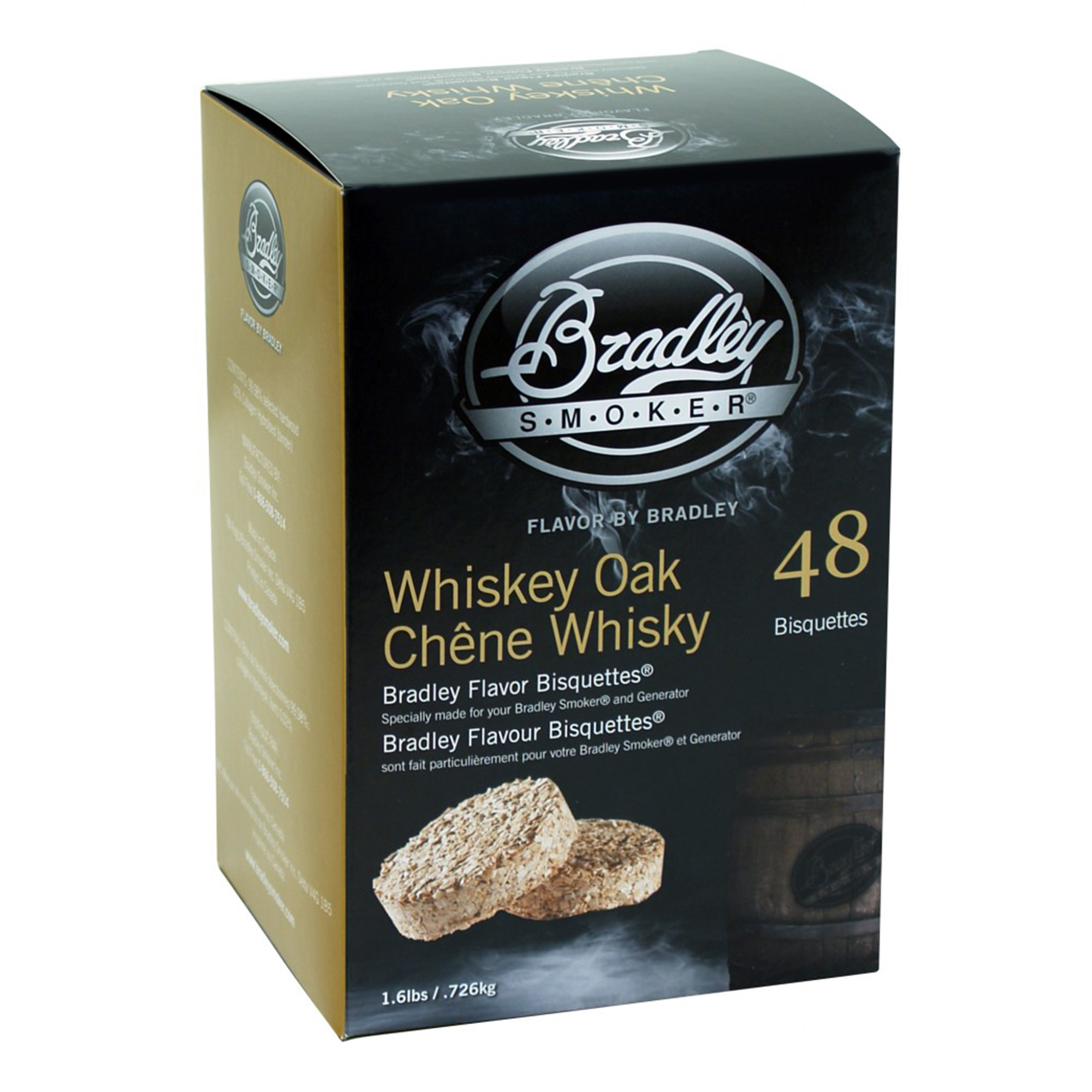 Whiskey Oak Bisquettes, 48 Pack