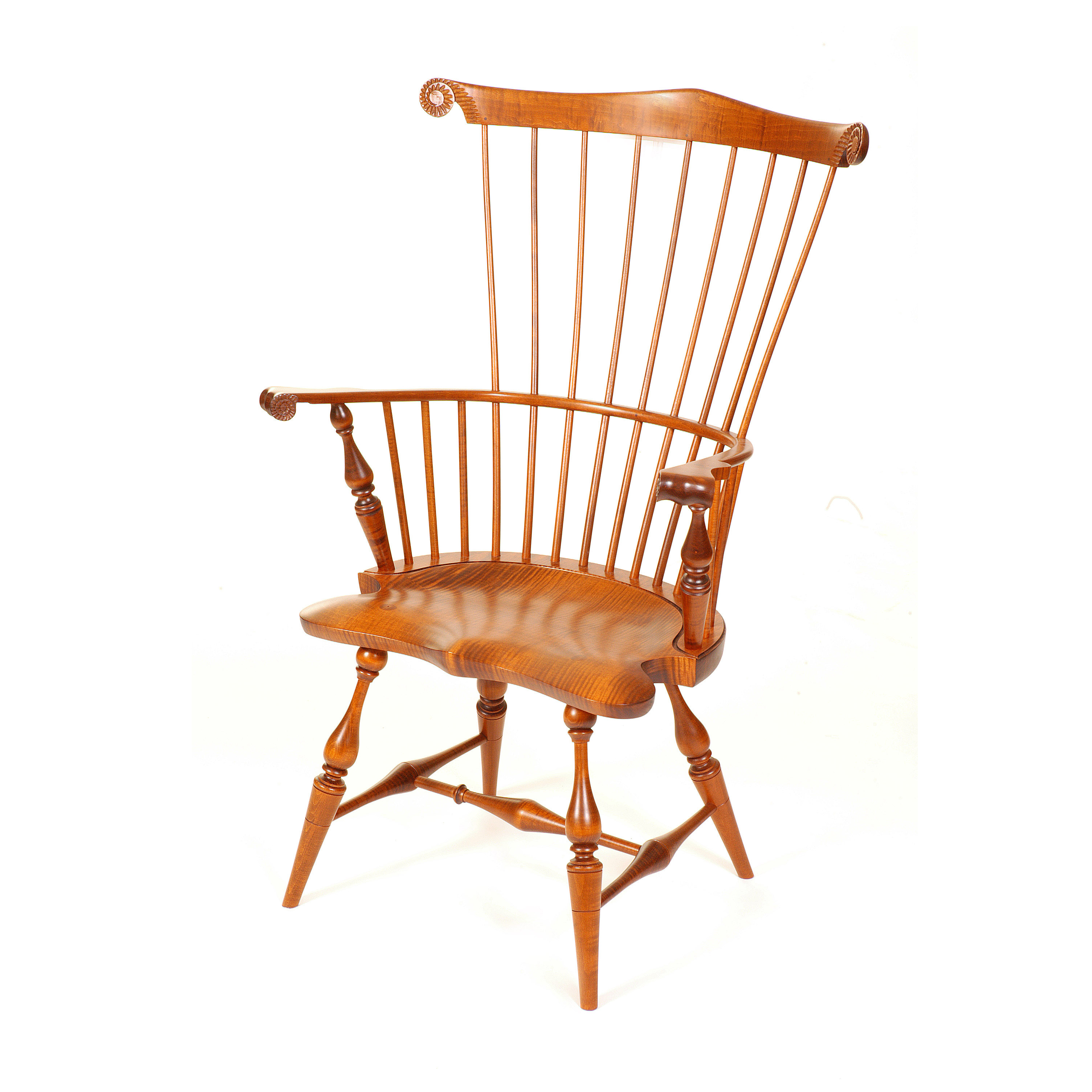 New England Comb Back Arm Chair Kit
