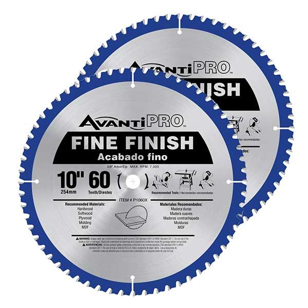 10" X 60t Saw Blade Value Pack