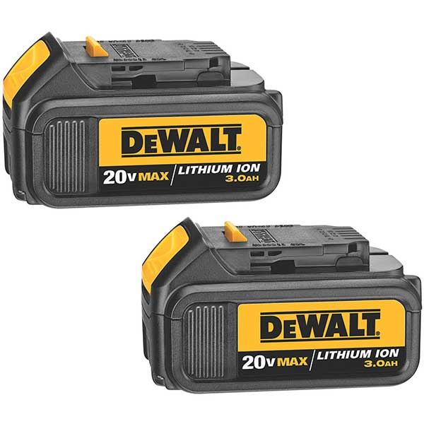 20v Max Lithium Ion Battery Pack (3.0 Ah), 2 Pieces, Model Dcb200-2