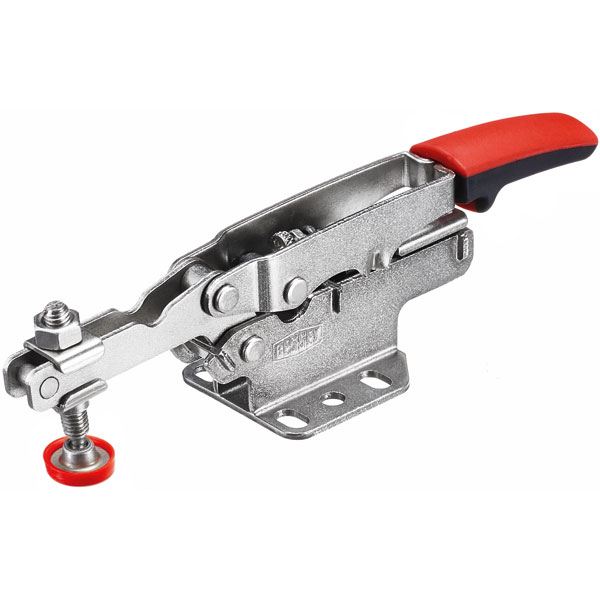 Auto-adjust Horizontal Toggle Clamp With Flanged Base