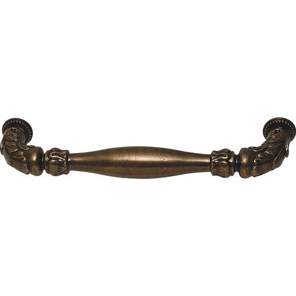 125.87.102 Artisan Appliance/oversized Pull, Antique Brass, 8" Center-to-center, 1 Piece