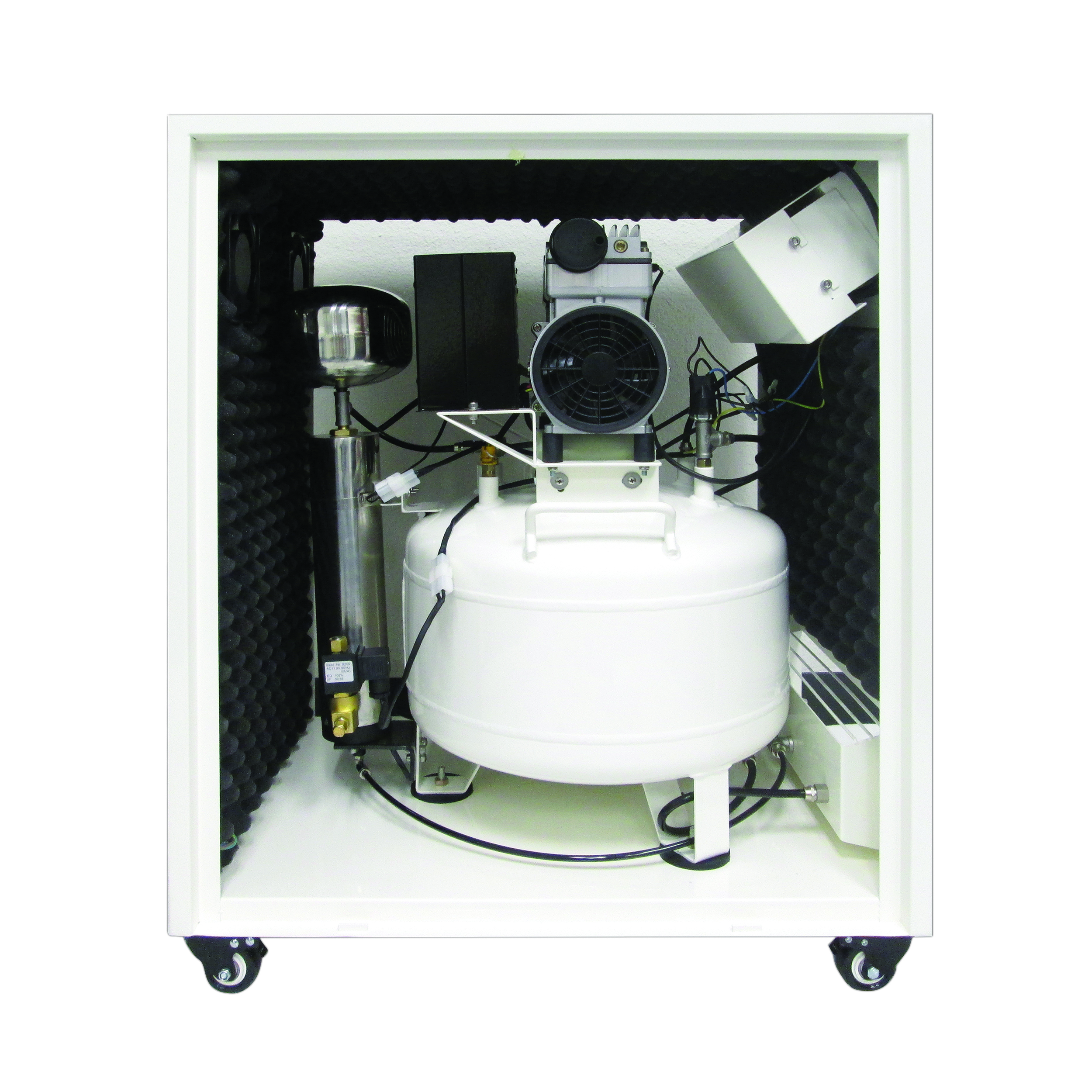 8010spc Ultra Quiet 8 Gal. Air Compressor In Sound Proof Cabinet