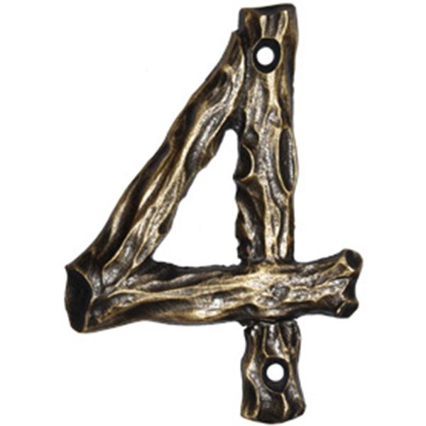 product: Buck Snort Lodge LHN4-N Log House Number 4, Nickel, 1 piece shown