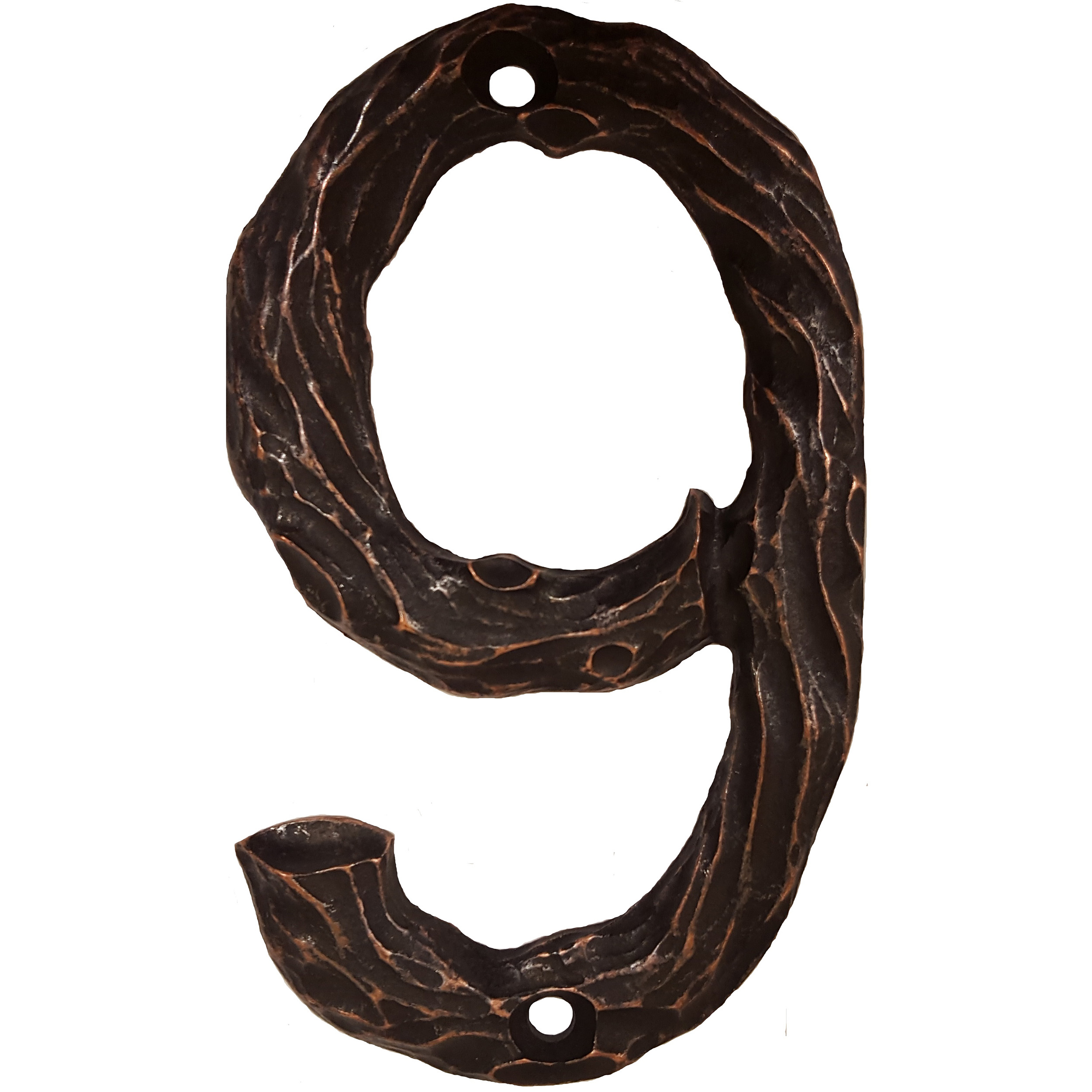 Lhn9-orb Log House Number 9, Oil Rubbed Bronze, 1 Piece