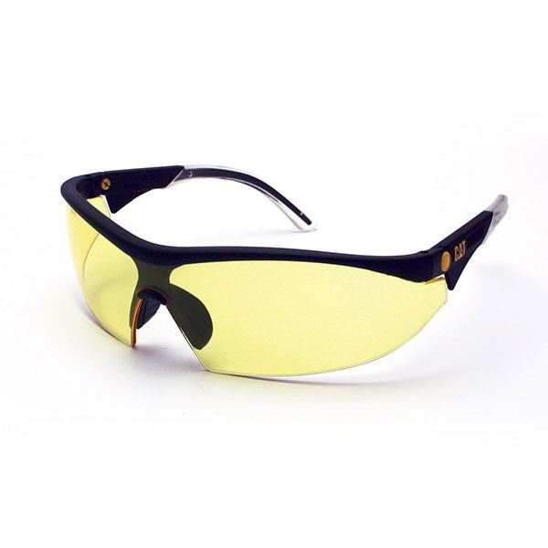 Digger Safety Glasses With Yellow Lenses And Brow Guard