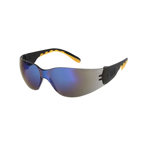 Track Safety Glasses With Blue Lenses