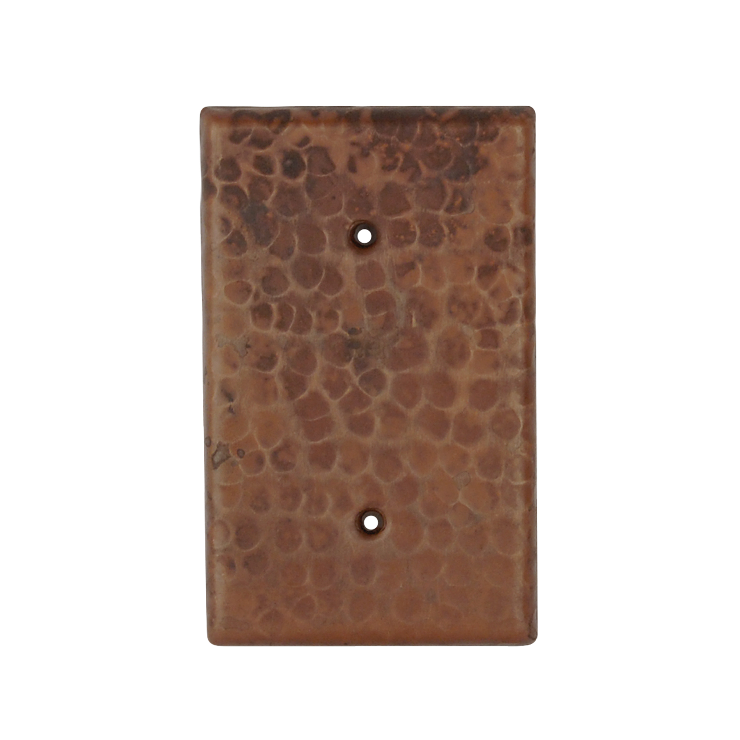 Hand Hammered Switchplate Cover, Two Hole