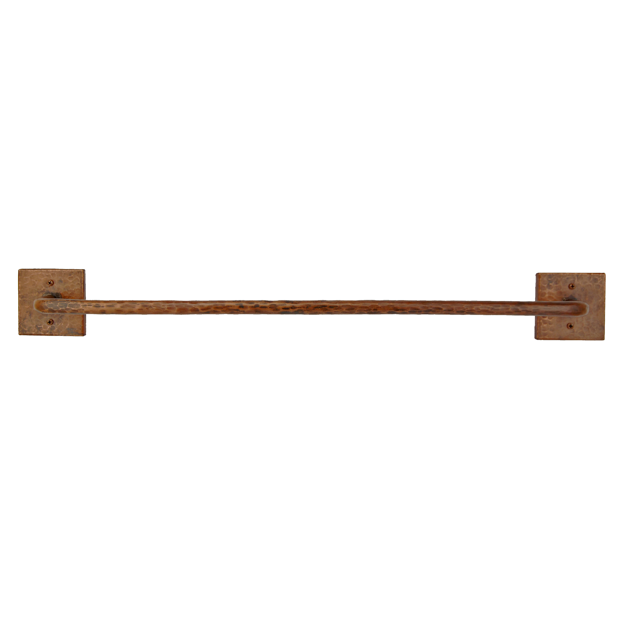 30" Hand Hammered Towel Bar