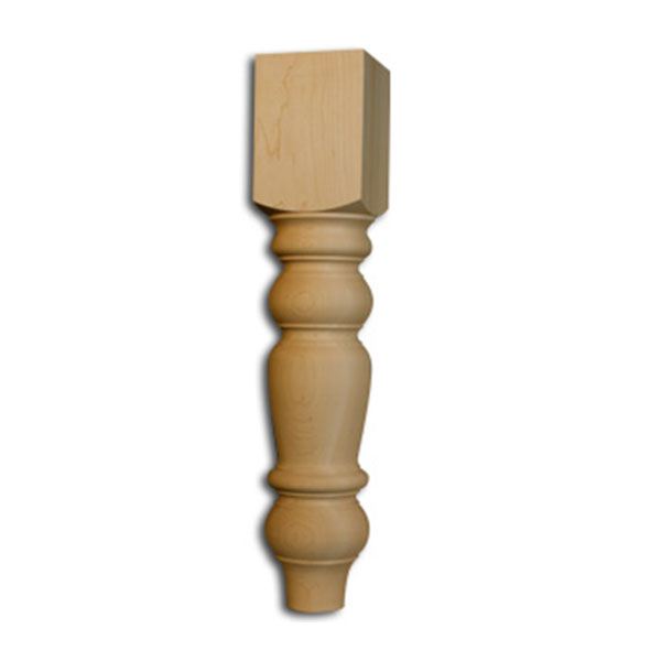 product: Osborne Cherry Husky Dining Table Leg, Model 1109C shown