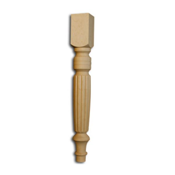 product: Osborne Cherry Old World Dining Table Leg, Model 1122C shown
