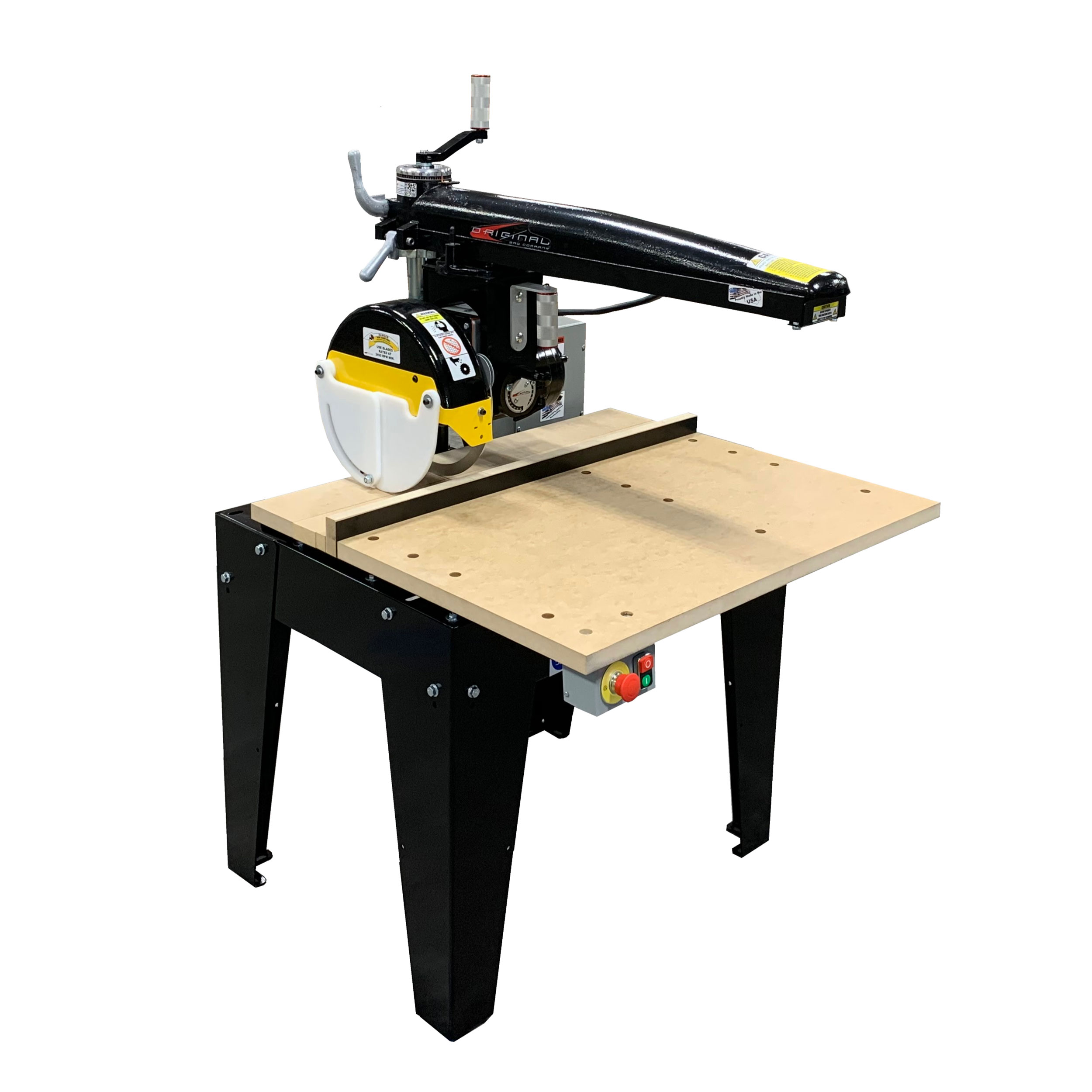 Radial Arm Saw With 12" Blade And 24" Crosscut, 3hp 3 Phase 208/230v