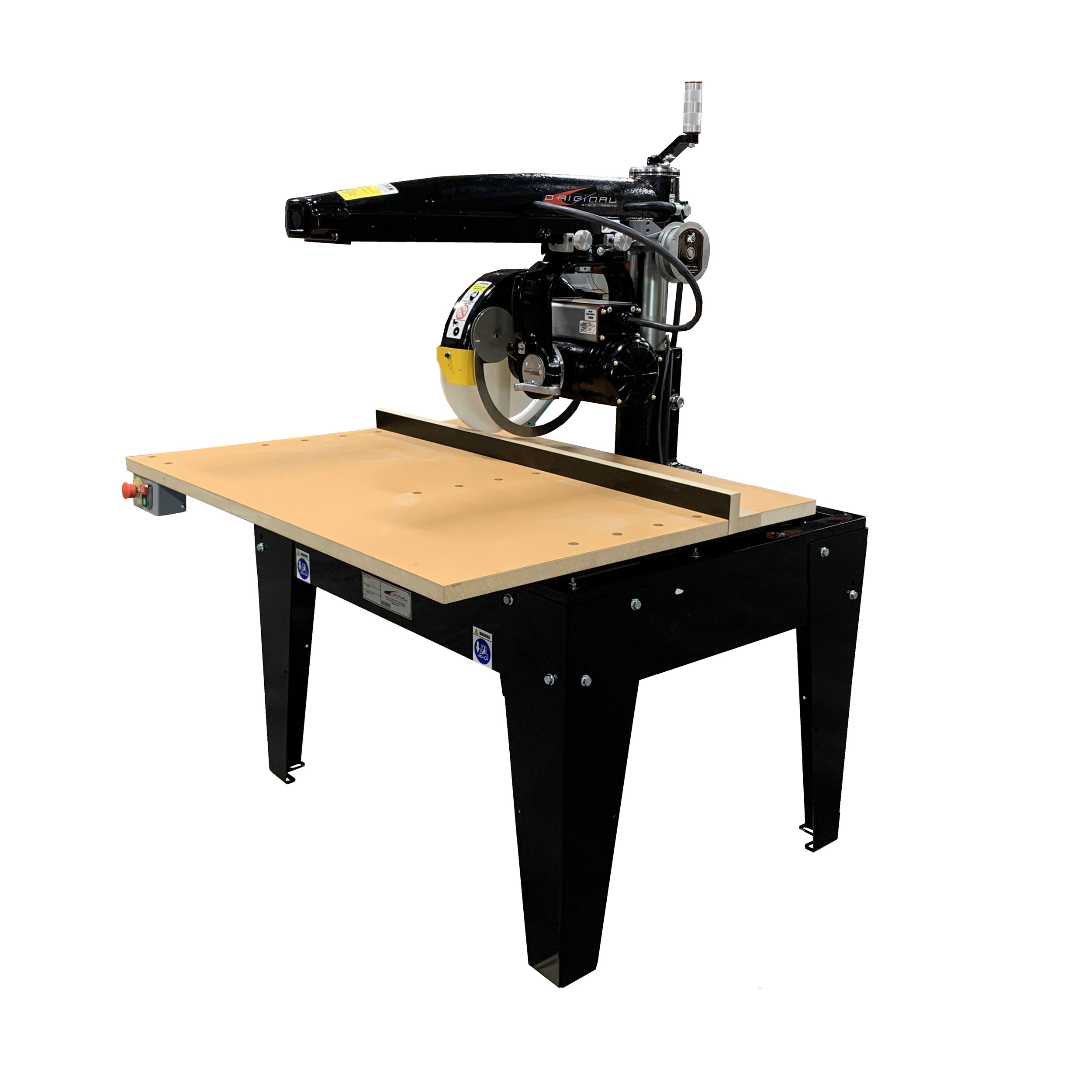 Radial Arm Saw With 14" Blade And 16" Crosscut, 3hp 1 Phase 208/230v