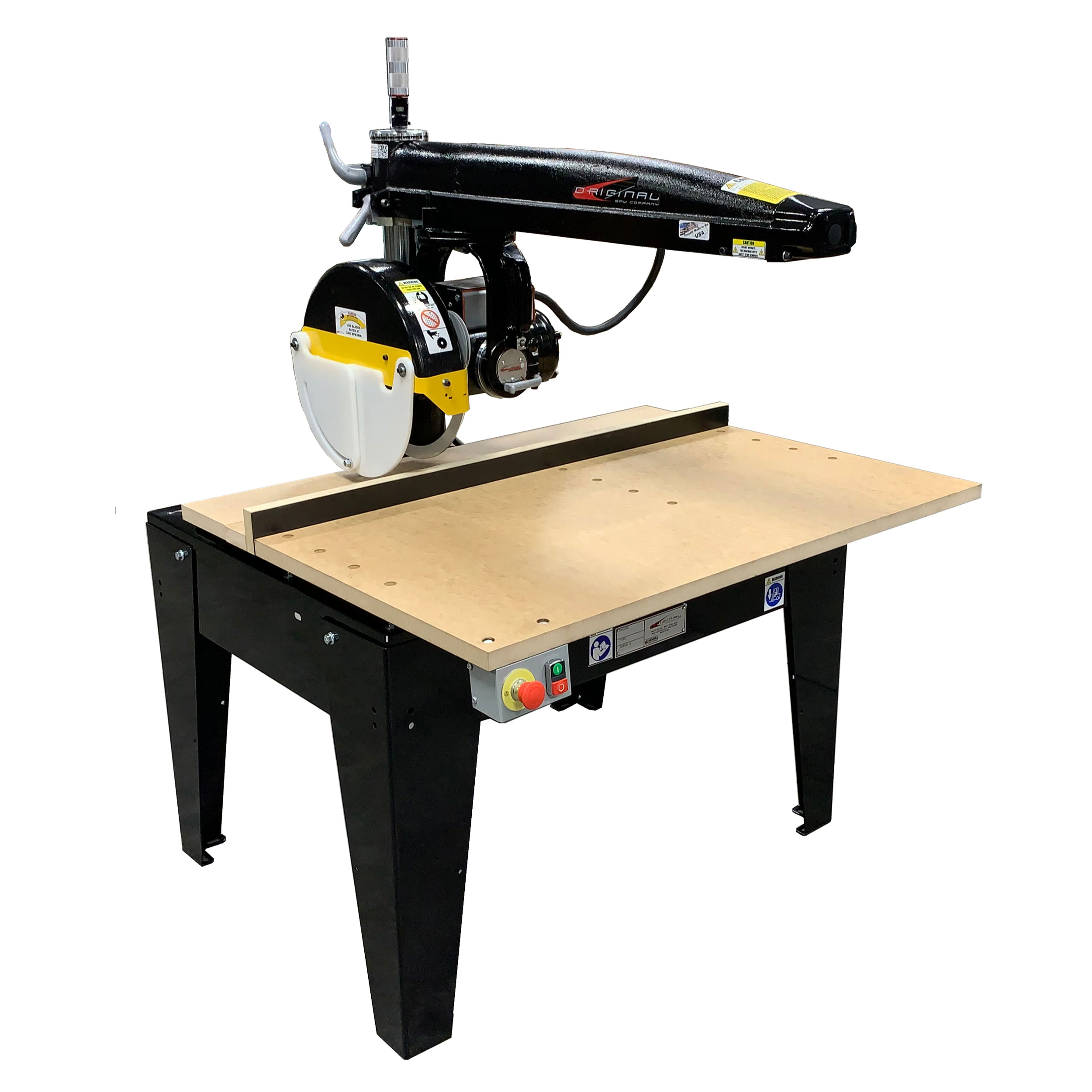 Radial Arm Saw With 14" Blade And 24" Crosscut, 3hp 1 Phase 208/230v