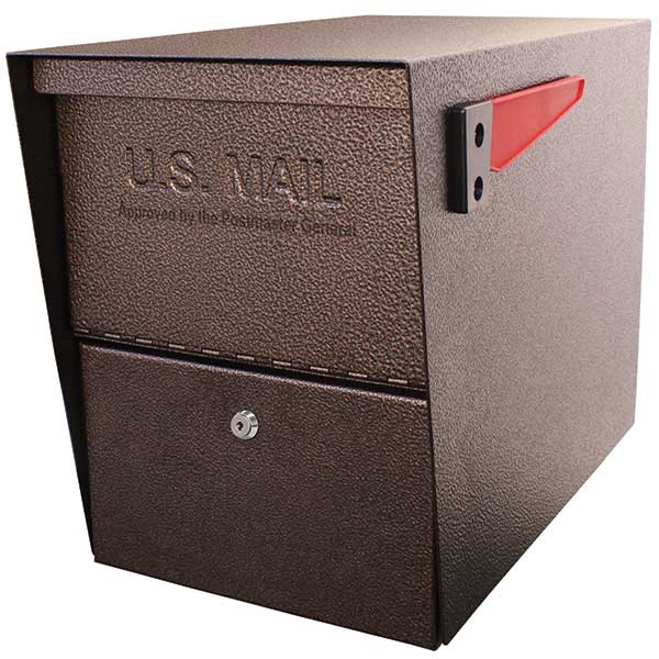 Package Master Locking Security Mailbox, Bronze Copper