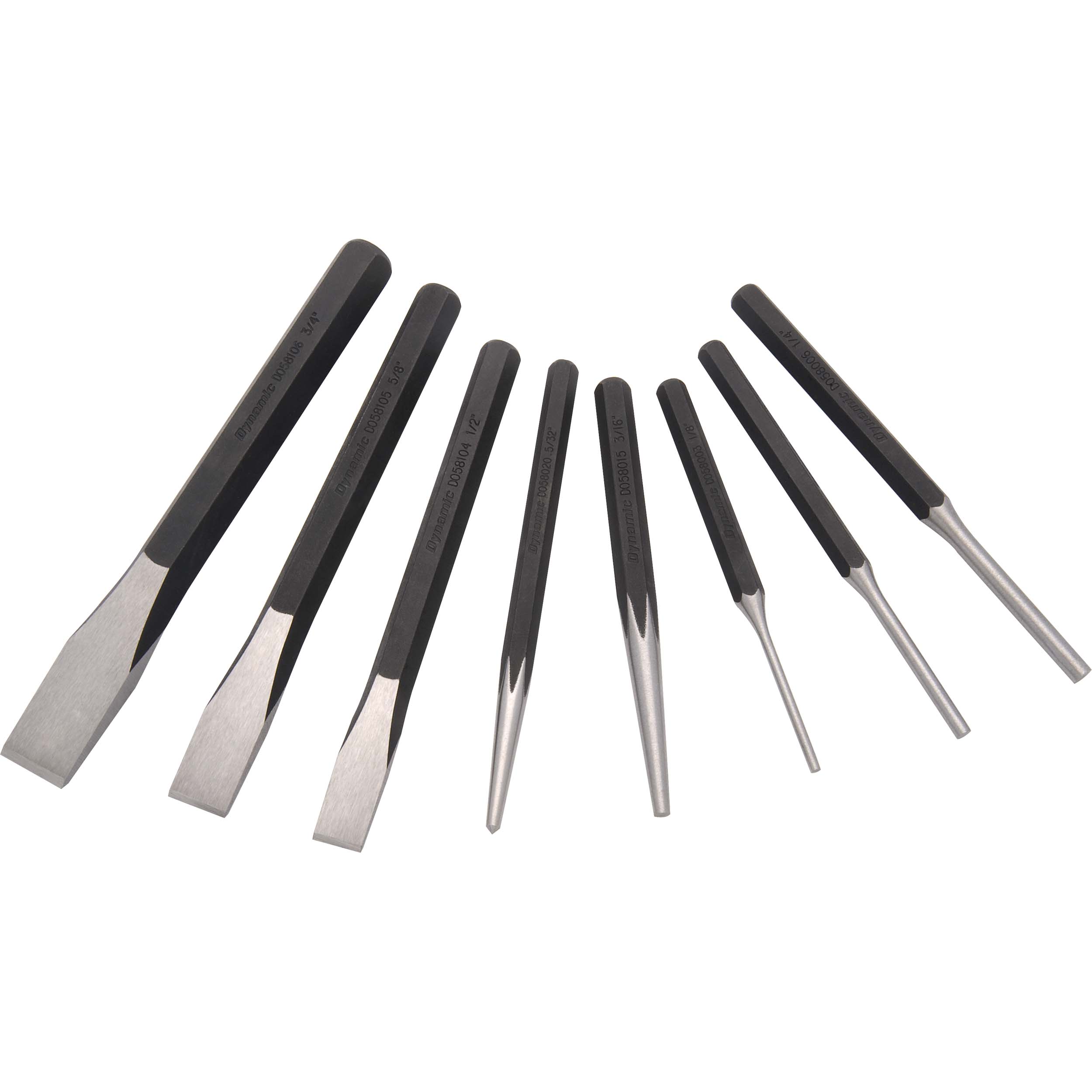 Tools 8pc Punch And Chisel Set