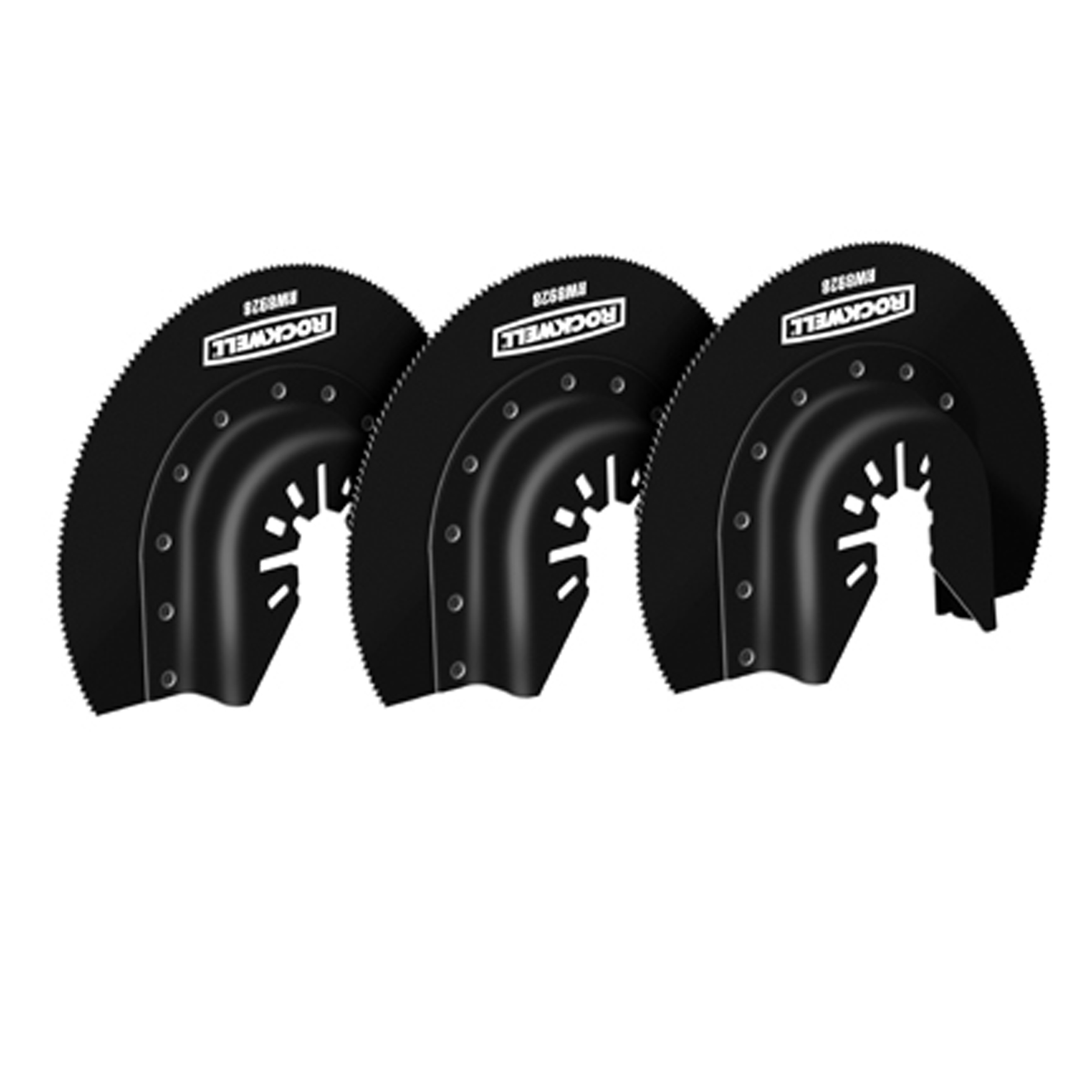 Sonicrafter 3-1/8" Hss Semicircle Saw Blade, 3 Pack