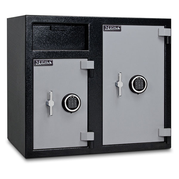Mesa Depository Safe With Two Electronic Locks, 6.7 Cu. Ft., Black And Gray, Model Mfl2731ee