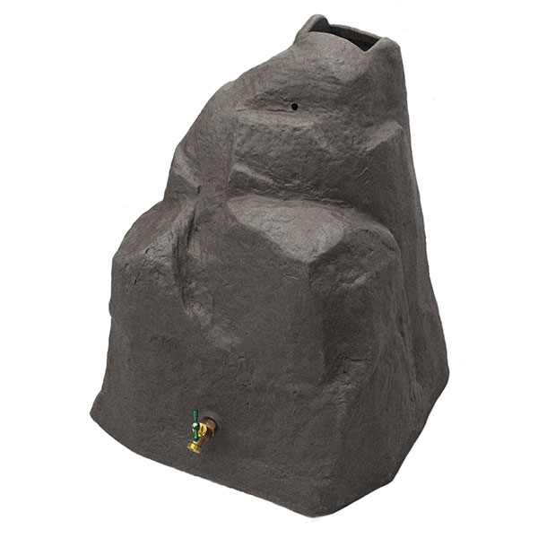 Good Ideas Rain Wizard Rock, 42 Gallon, Dark Granite
