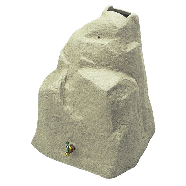 Good Ideas Rain Wizard Rock, 42 Gallon, Sandstone