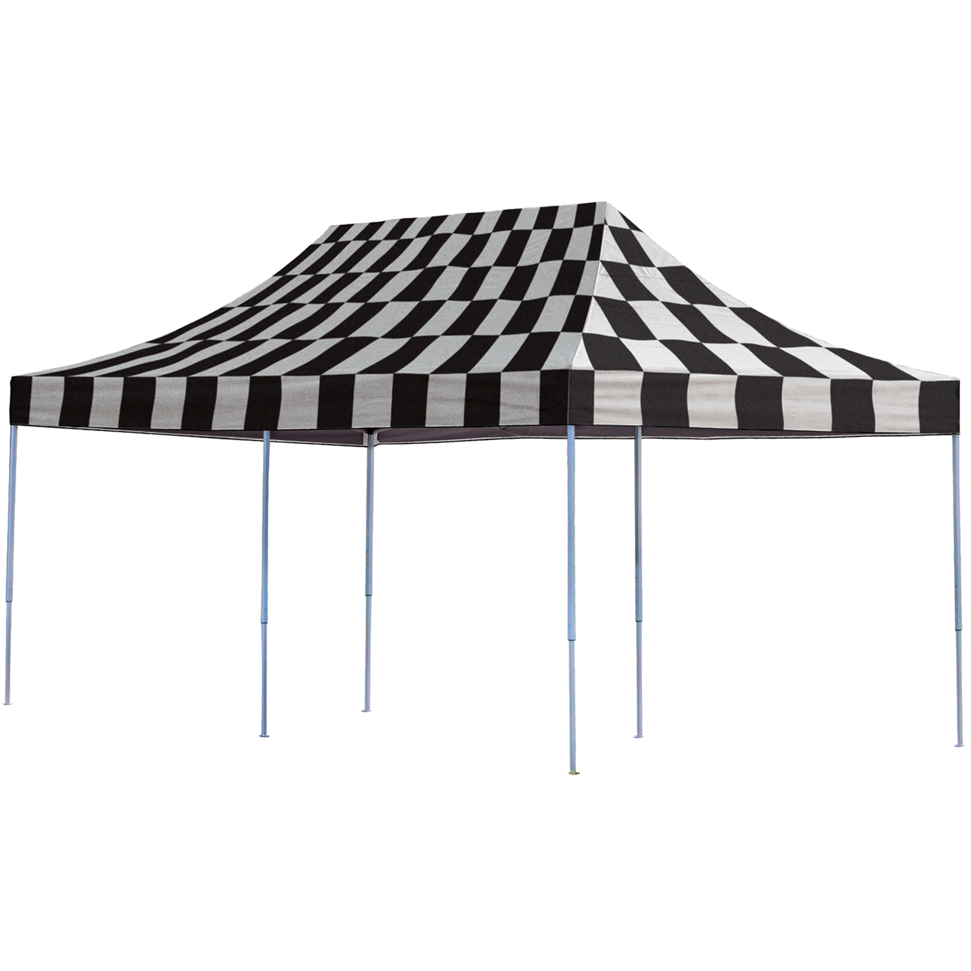 10ft. X 20ft. Pro Pop-up Canopy Straight Leg Checkered Flag Cover