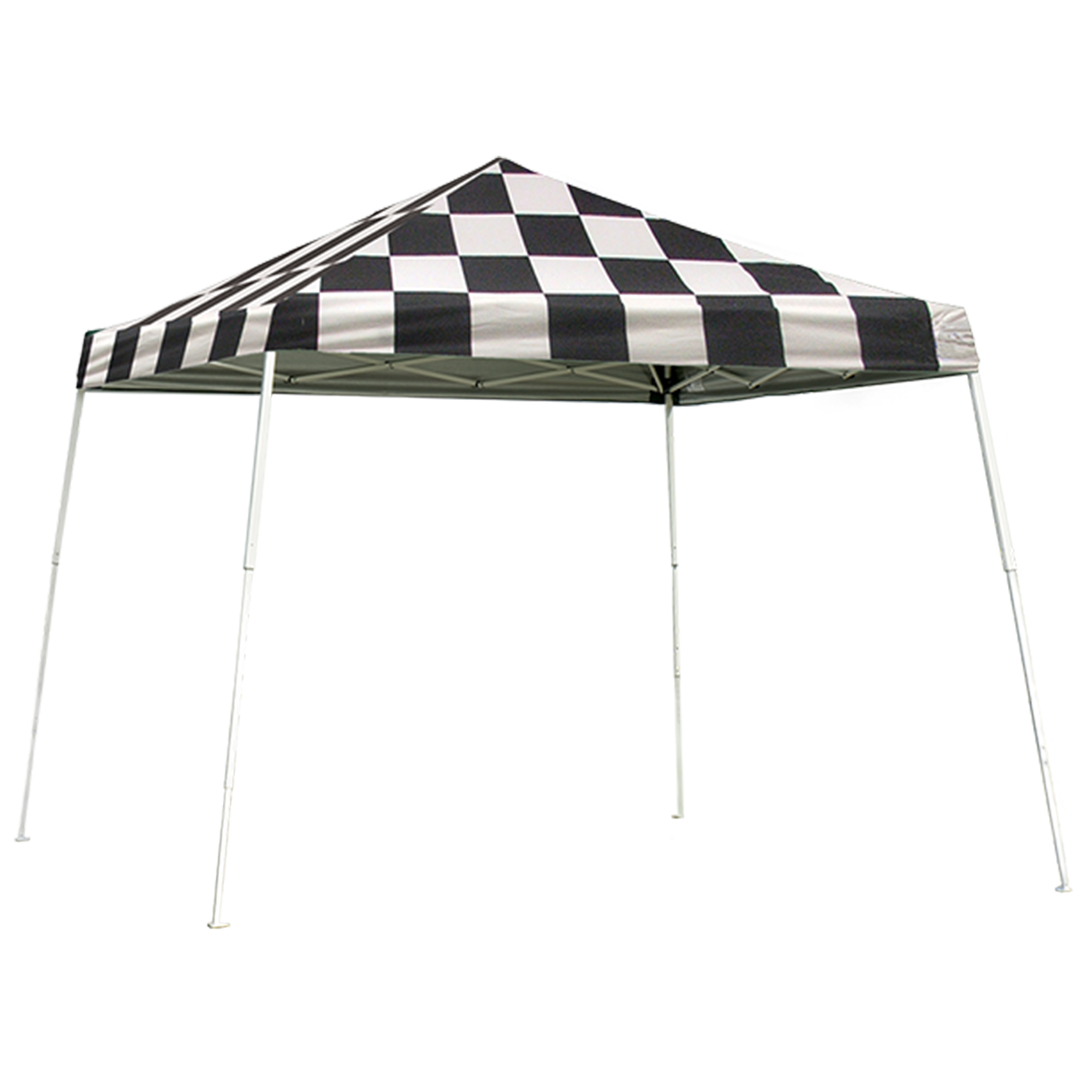 12 Ft. X 12 Ft. Sport Pop-up Canopy Slant Leg,checker Flag Cover