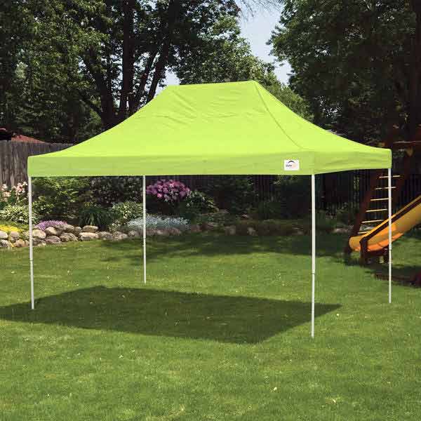 10 Ft. X 15 Ft. Pro Pop-up Canopy Straight Leg, Green Cover