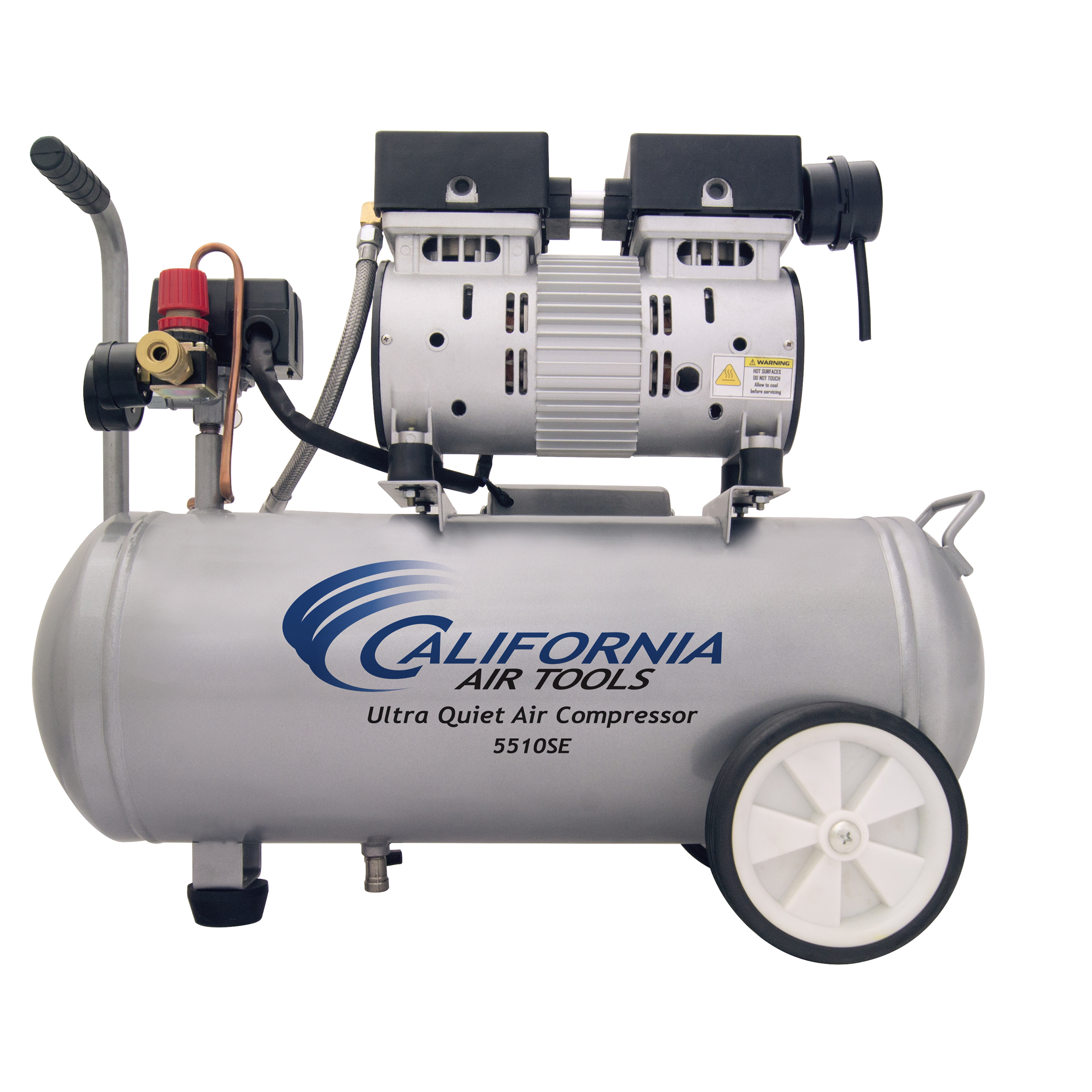 5510 Ultra Quiet And Oil-free 1 Hp, 5.5 Gal. Steel Tank Air Compressor