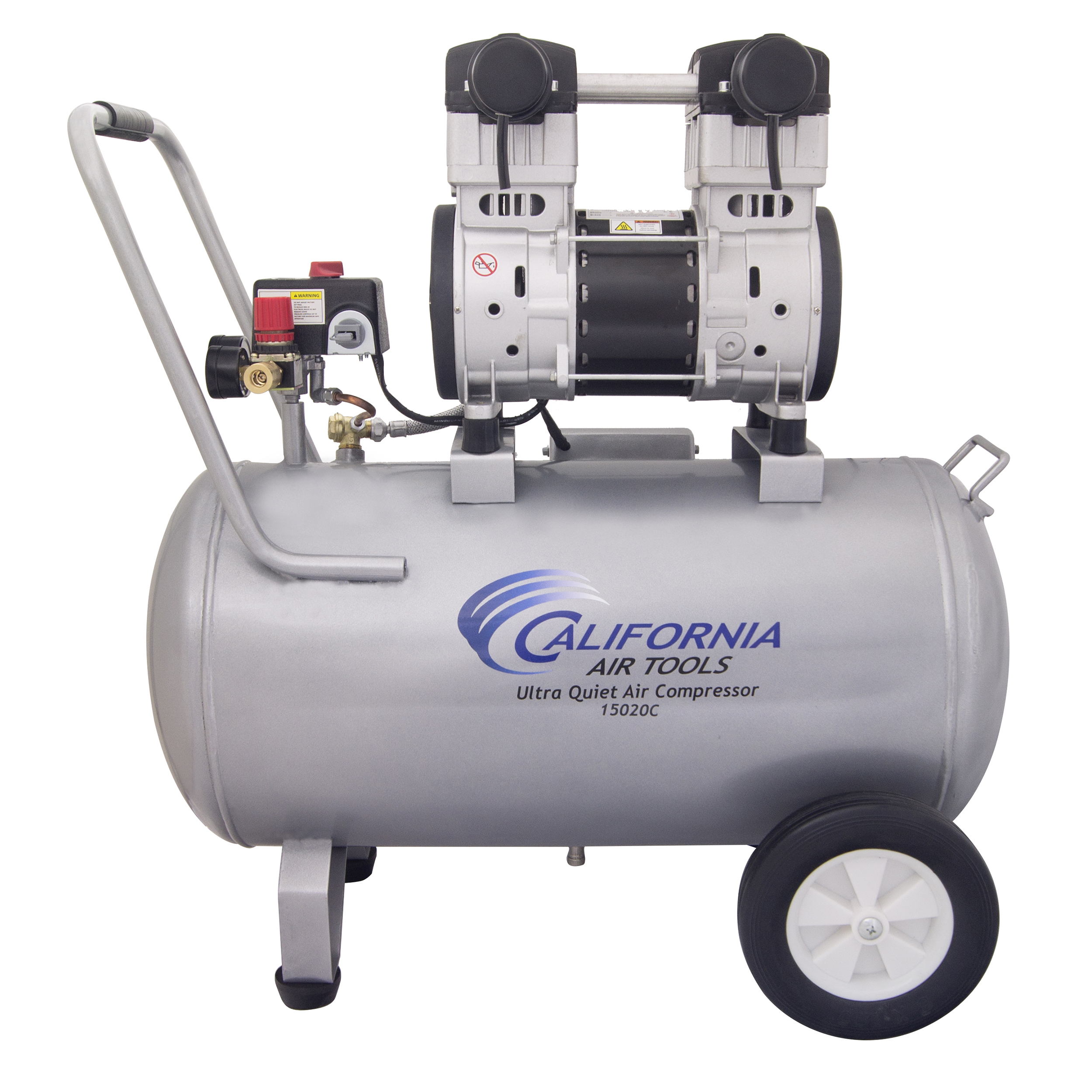 15020c Ultra Quiet And Oil-free 2.0 Hp, 15 Gal. Steel Tank Air Compressor