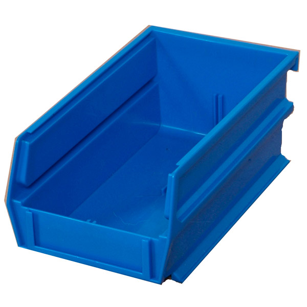 Triton Blue Stacking, Hanging, Interlocking Bins, 10 Cnt