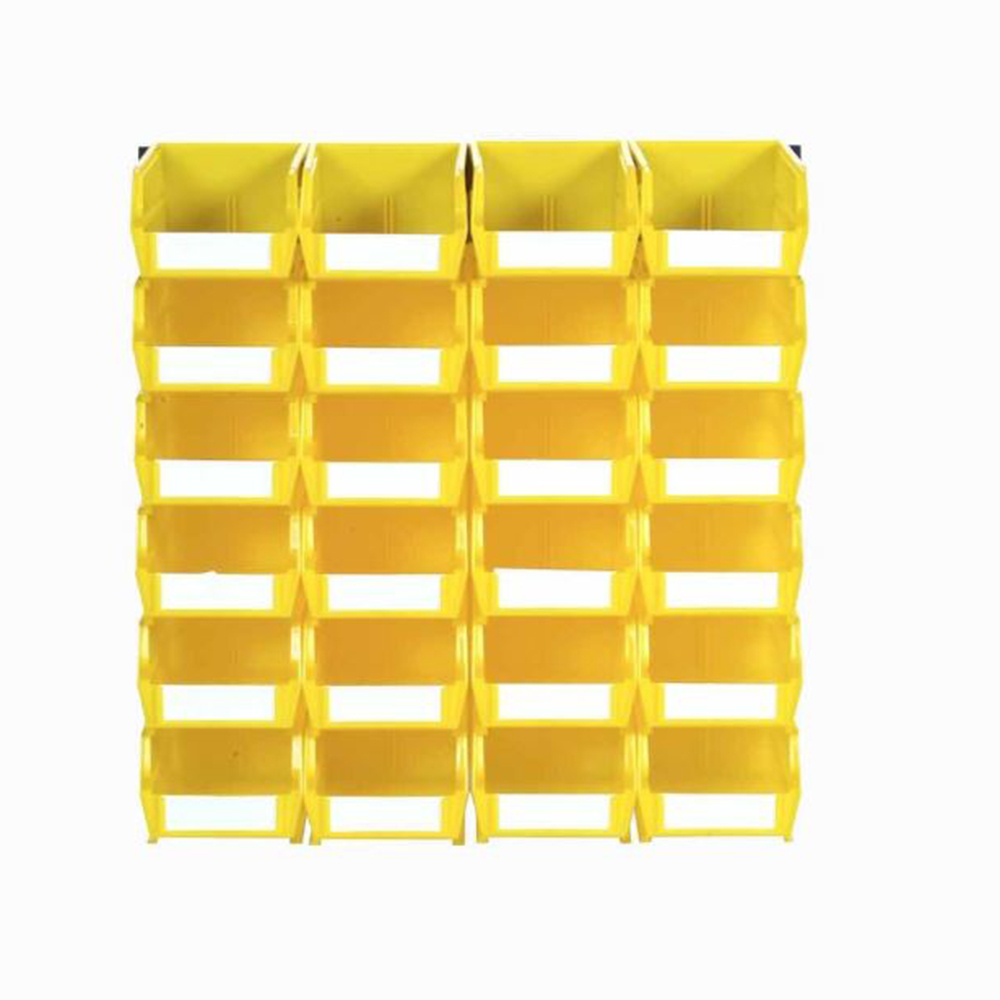 Triton Yellow 26 Pc Wall Storage Unit - Medium