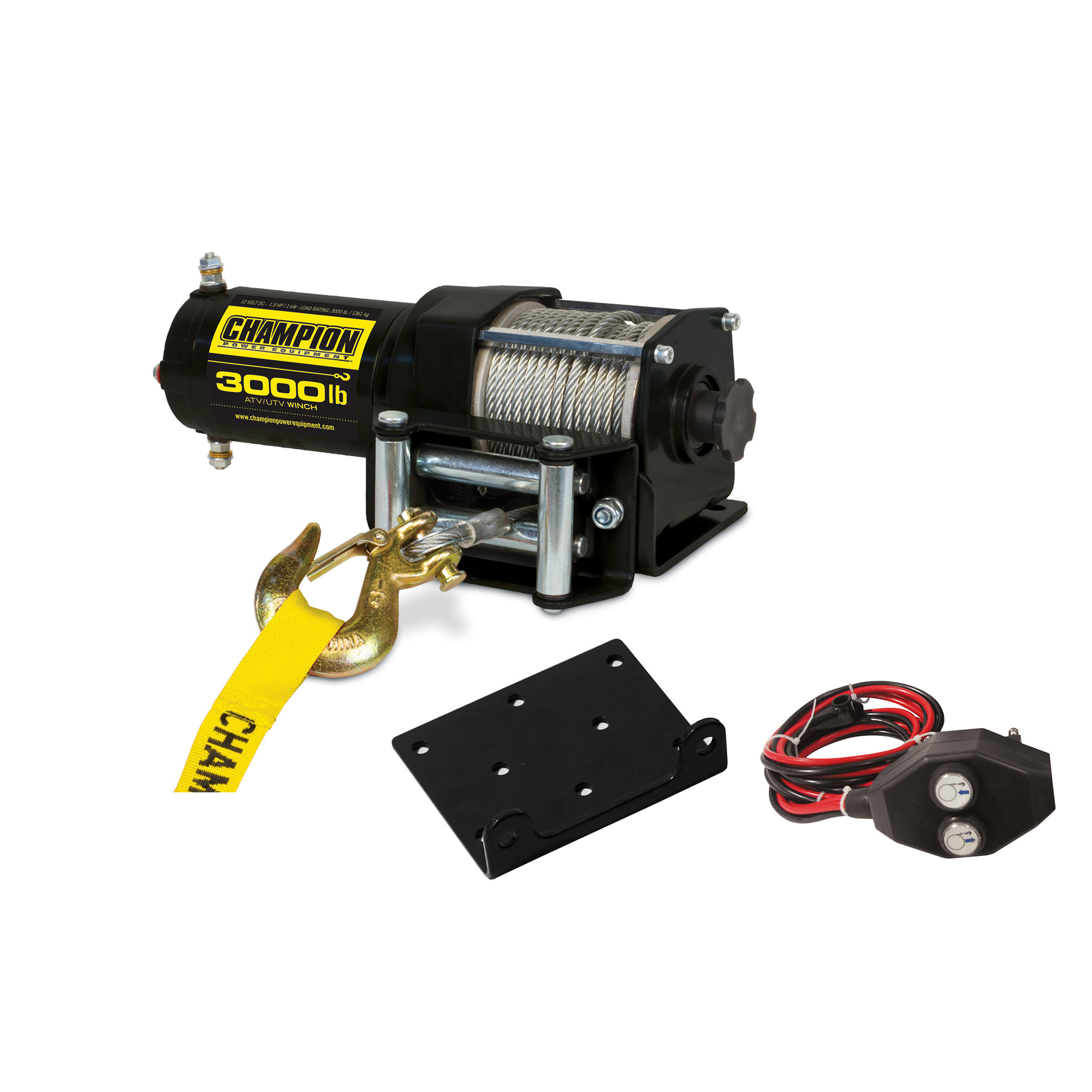 Champion 3000 Lb. Atv/utv Winch Kit