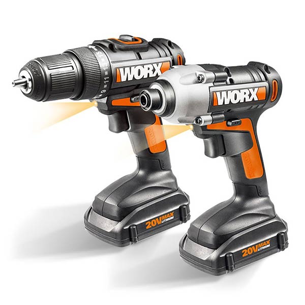 20v Cordless 2-piece Combo Kit With Drill And Impact Driver