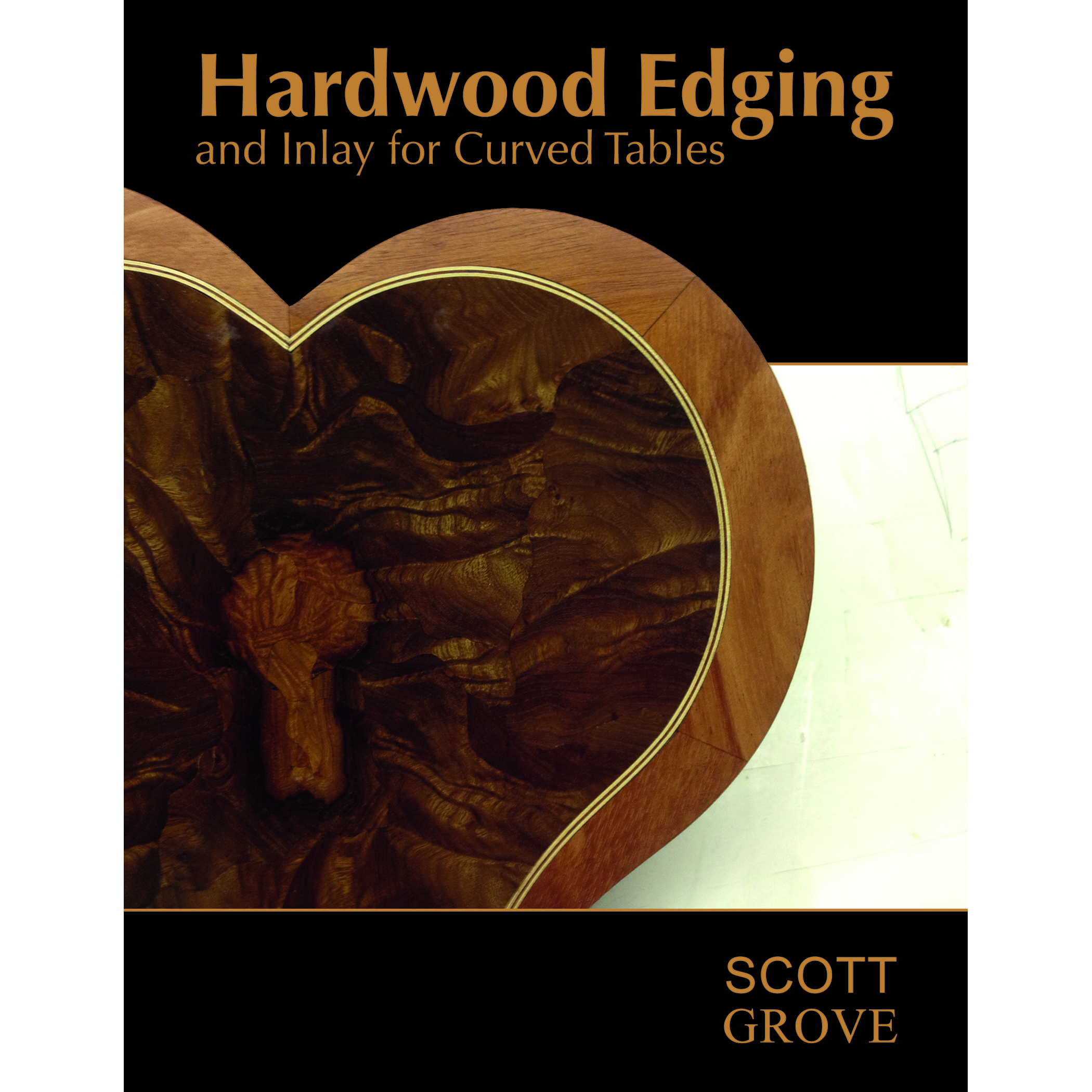Hardwood Edging And Inlay For Curved Tables
