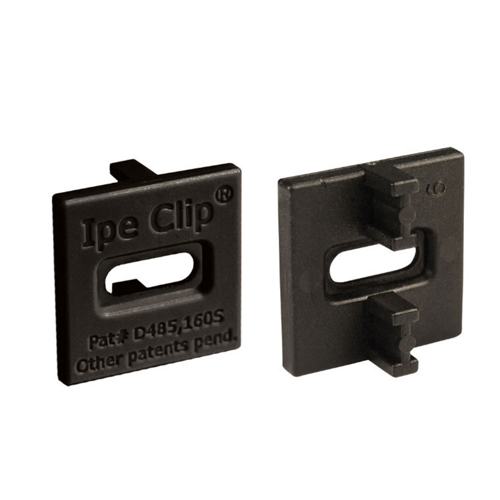 Extreme4 Ipe Clip Hidden Deck Fastener Kit, (175 Pack), Black