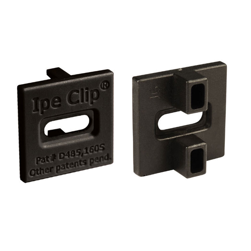 Extremekd Ipe Clip Hidden Deck Fastener Kit, (175 Pack), Black