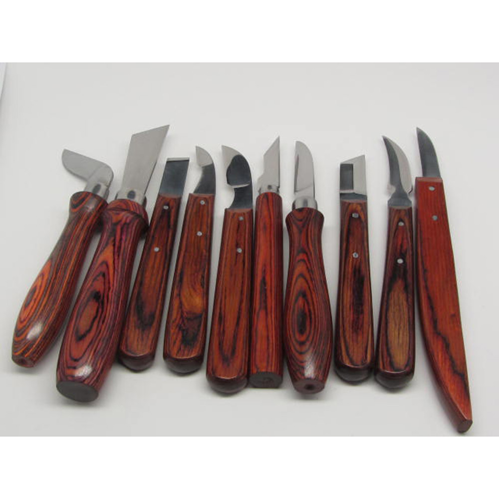 Woodcarving Miscellaneous Chip Carving Knives 10 Piece Set