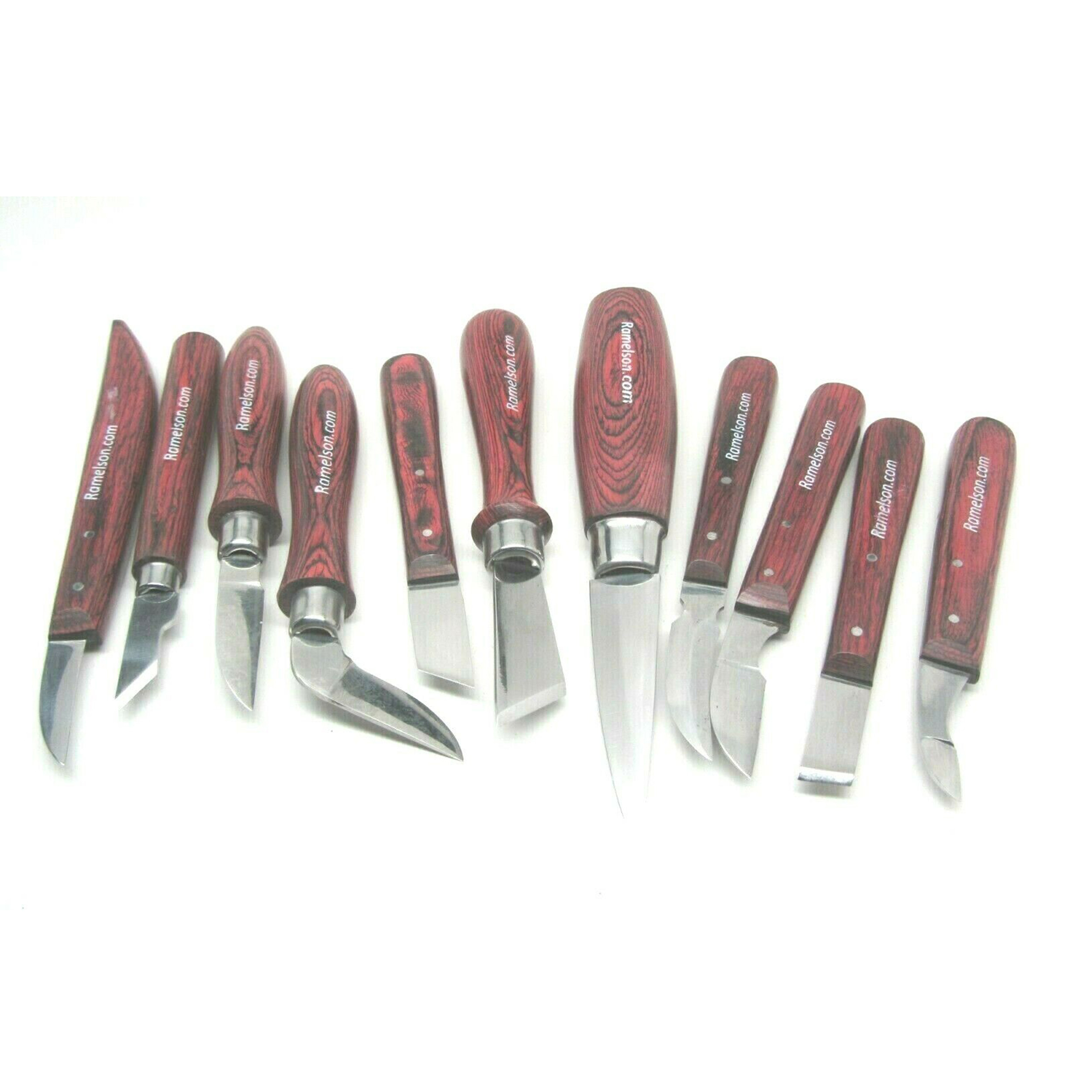 12pc Woodcarving Miscellaneous Chip Knives