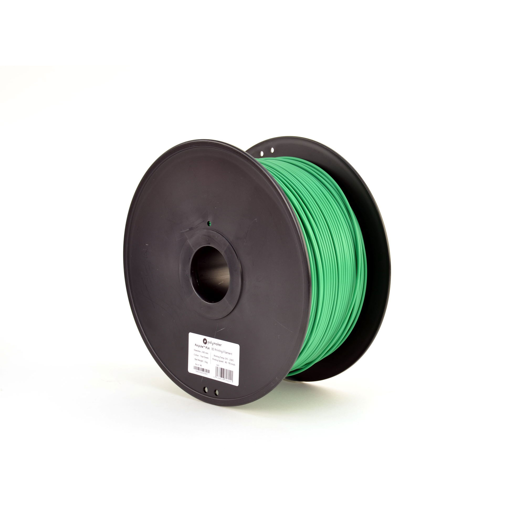 3d Printer Filament True Green 2.85mm 3kg Reel