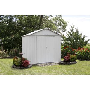 Ezee Shed , 8x7, High Gable, 72 In Walls, Cream