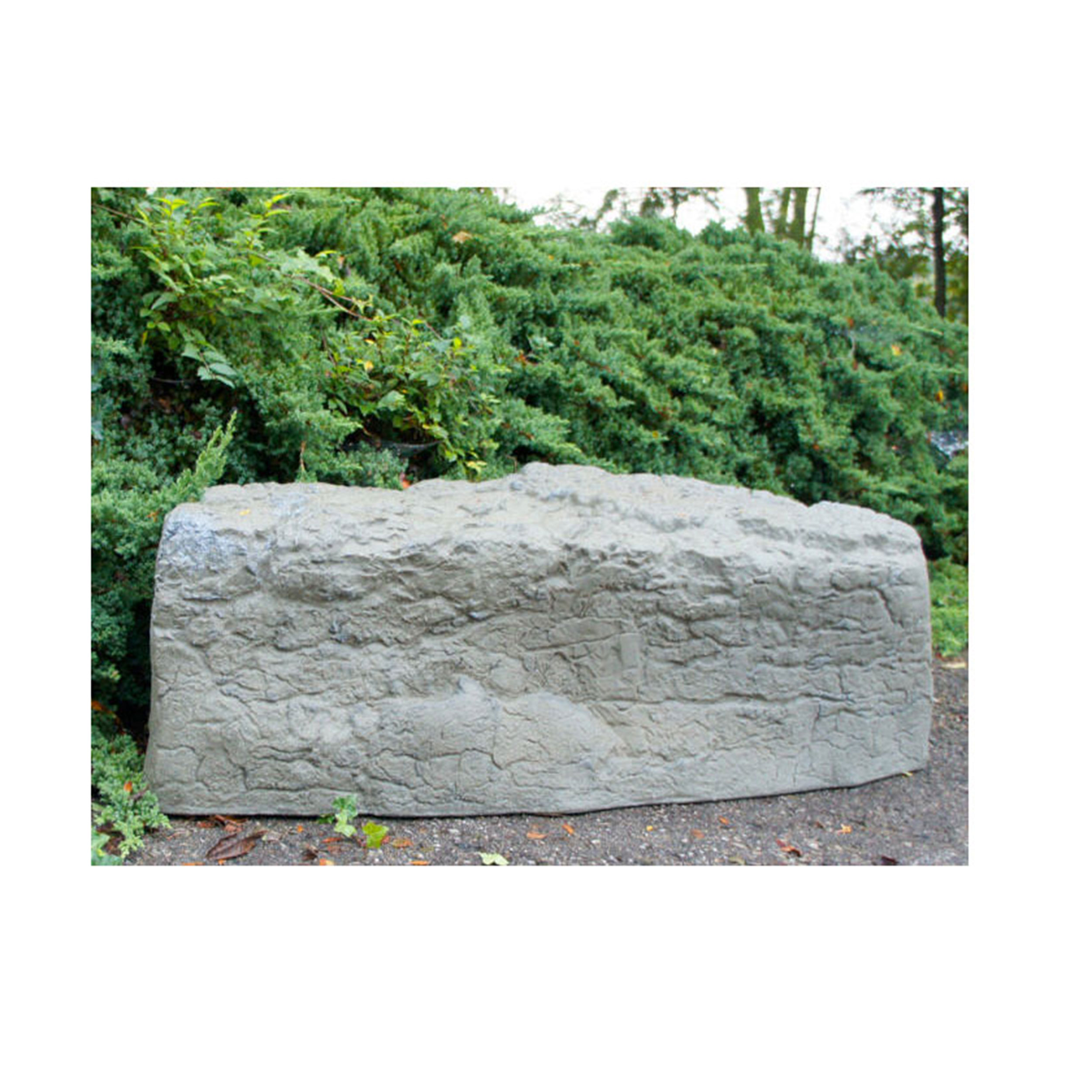 Left Triangle Landscaping Rock, Oak/armor Stone