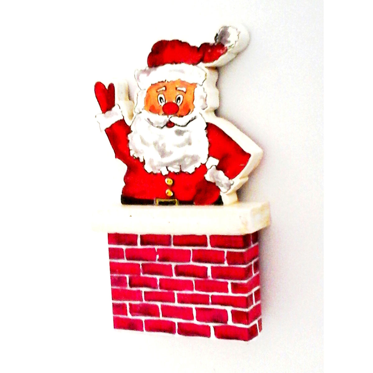 Chimney Santa Woodworking Pattern And Picture