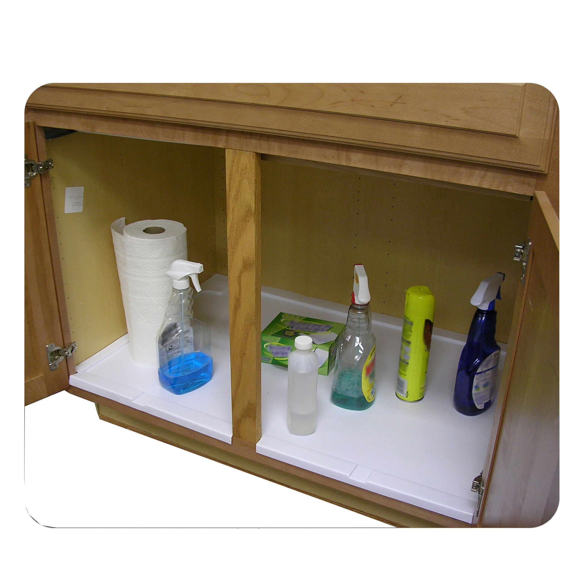Trimmable Under Sink Tray For 30 In. Base Cabinet