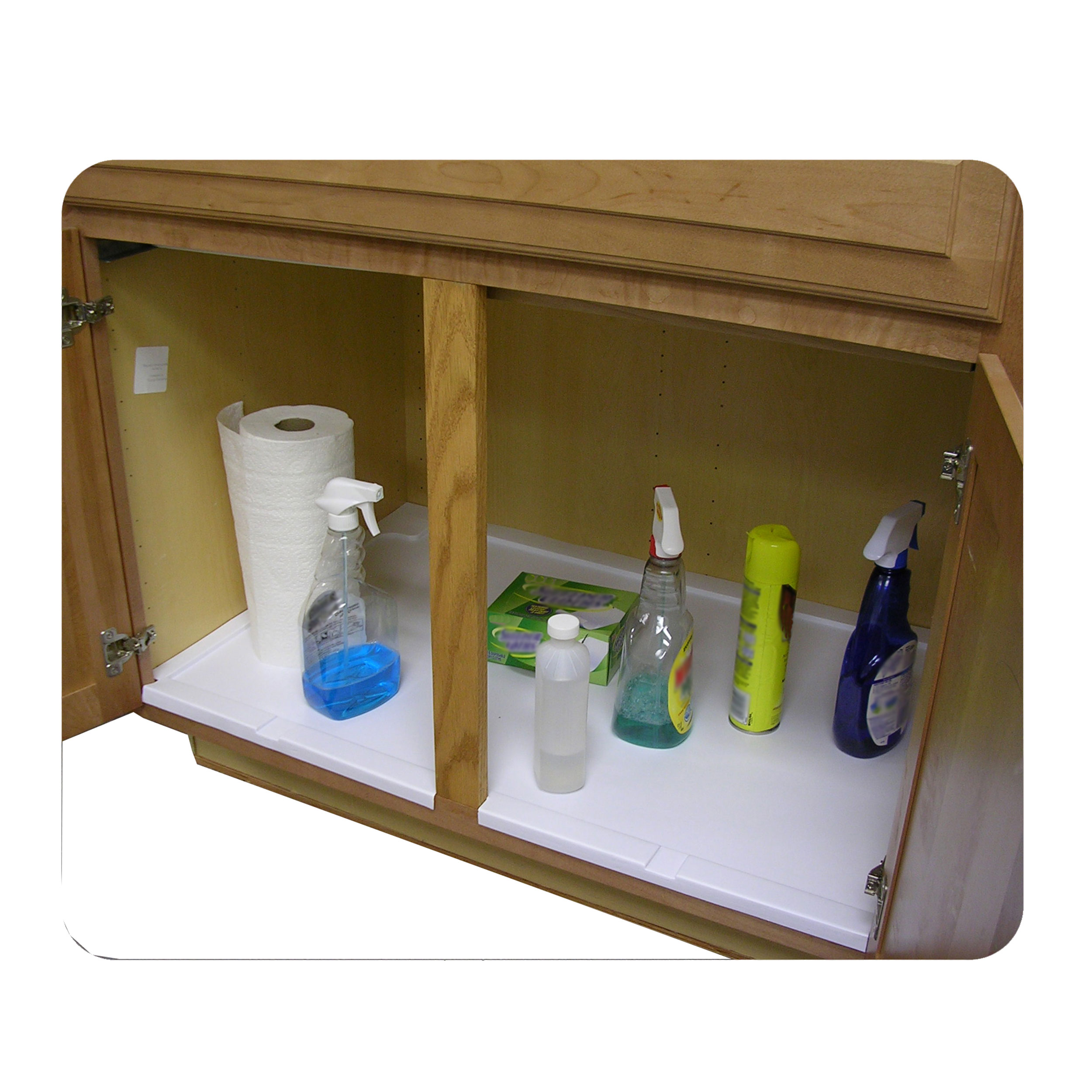 Trimmable Under Sink Tray For 33 In. Base Cabinet
