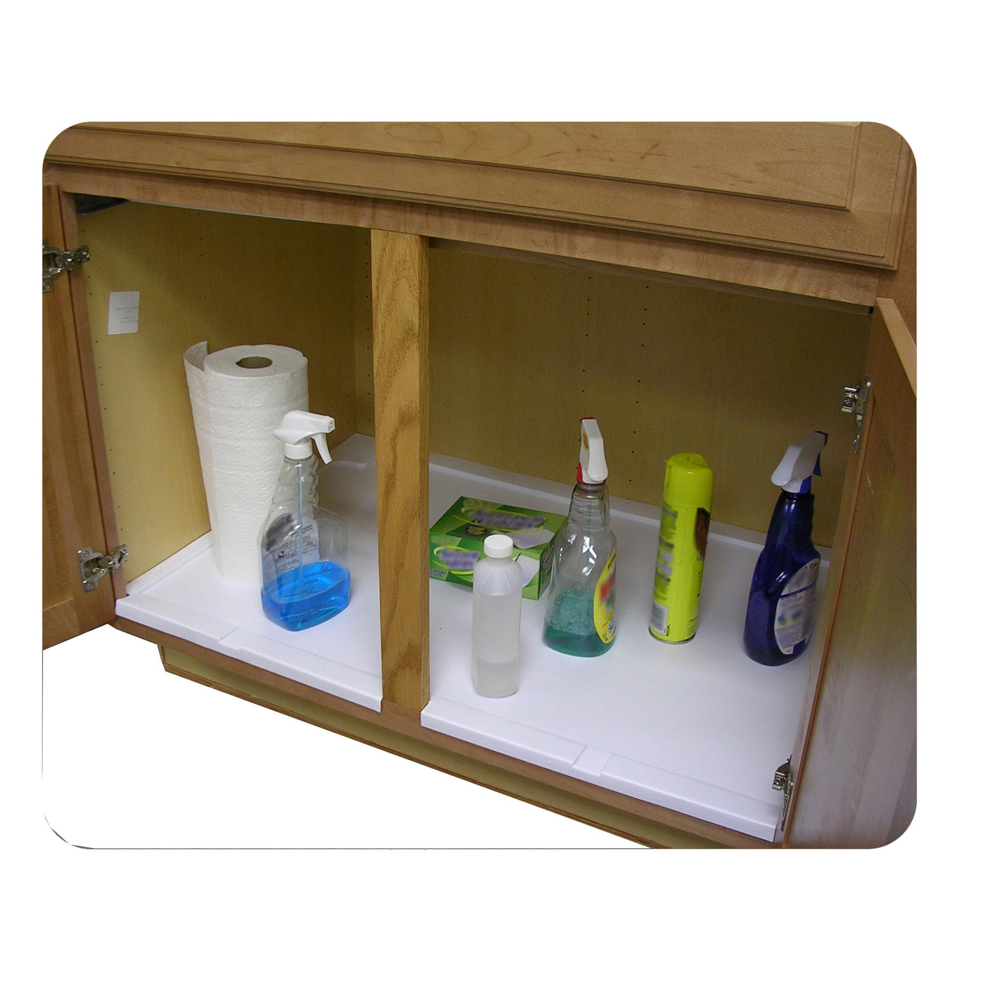 Trimmable Under Sink Tray For 36 In. Base Cabinet