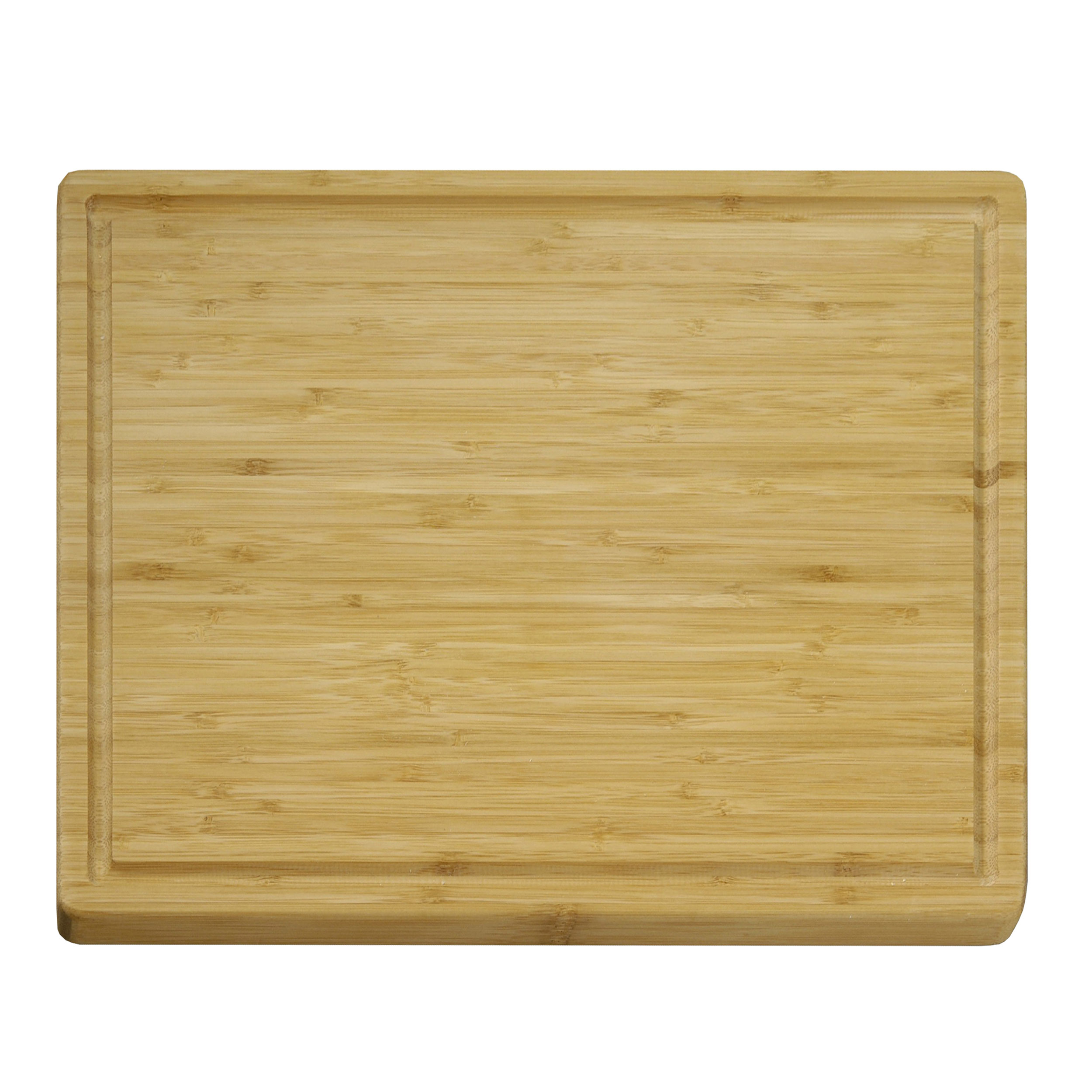 12 X 15 Inch X 3/5 Inch Thick Bamboo Grooved Cutting Board