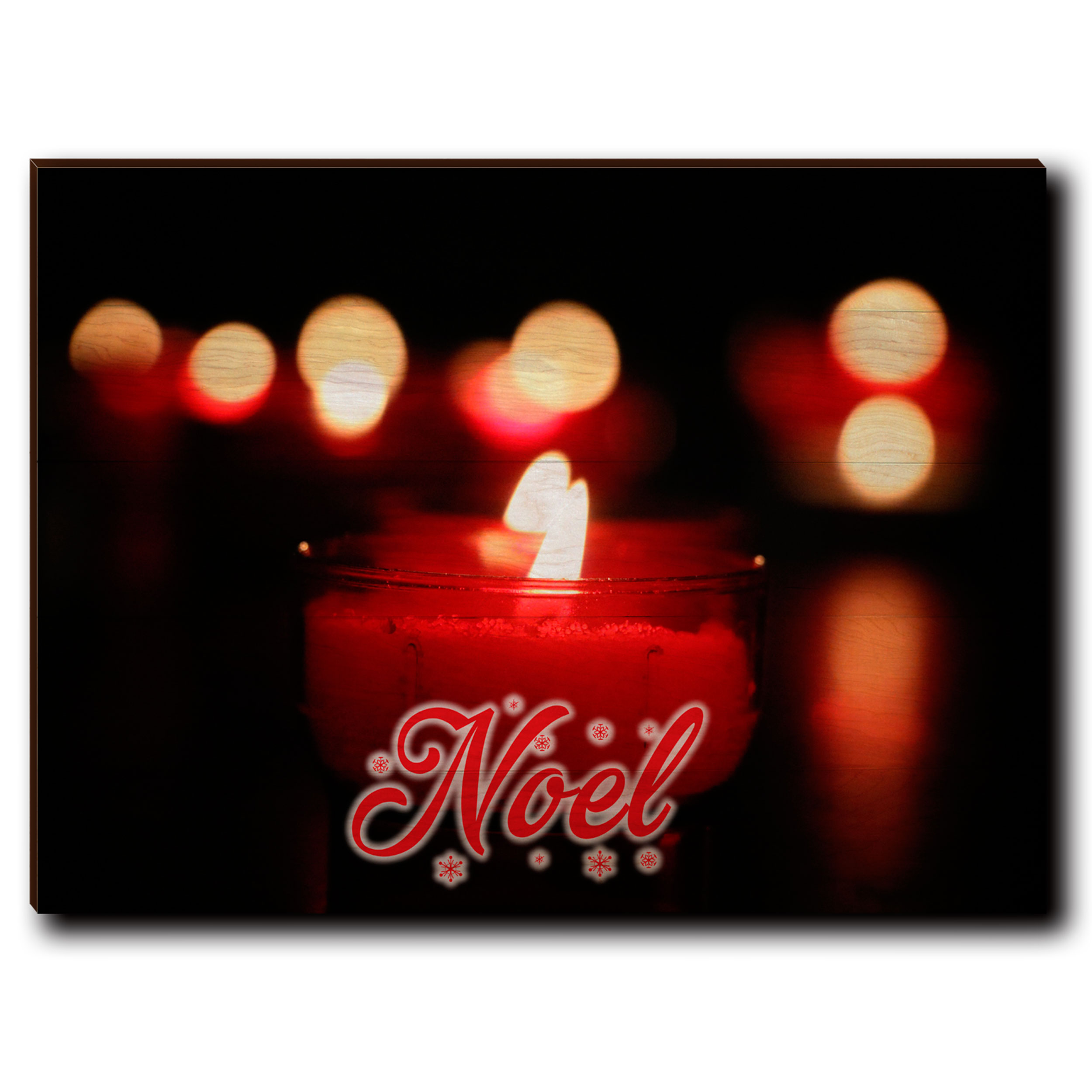 Wall Art Noel Candle Red 40" X 30"