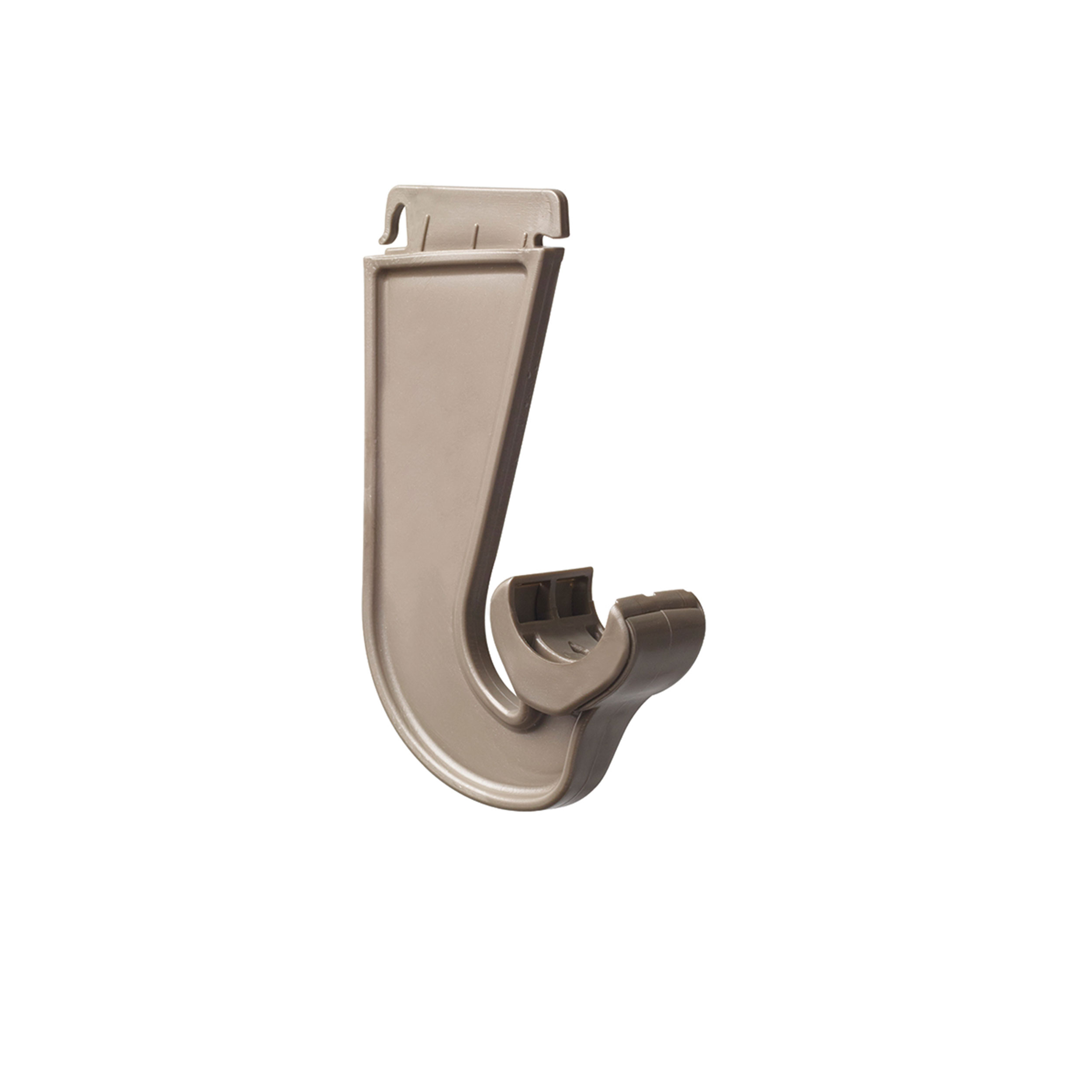 Snap-in Closet Hook, Champagne Nickel